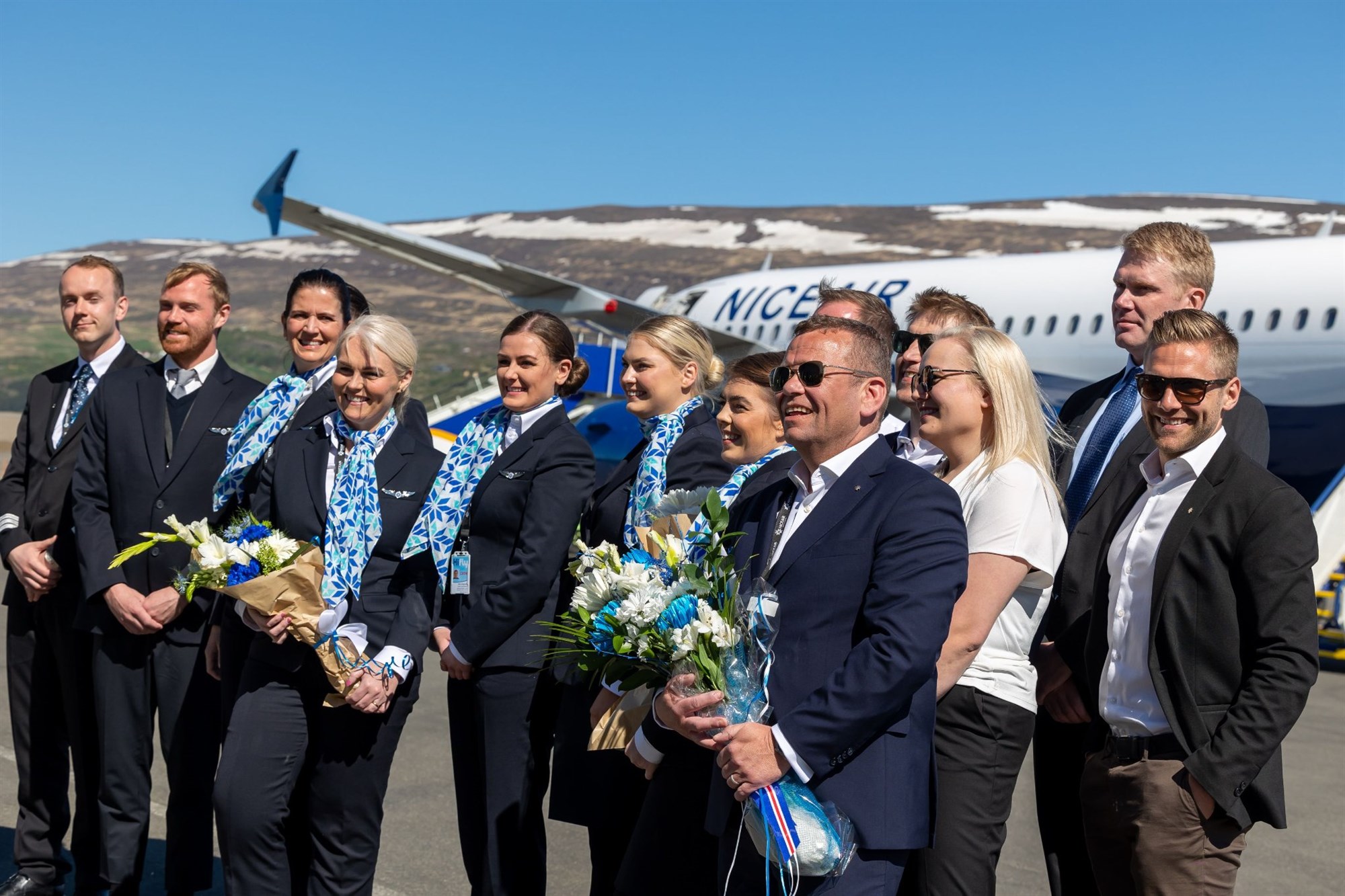 Airbus vél Niceair gefið nafnið Súlur á Akureyrarflugvelli