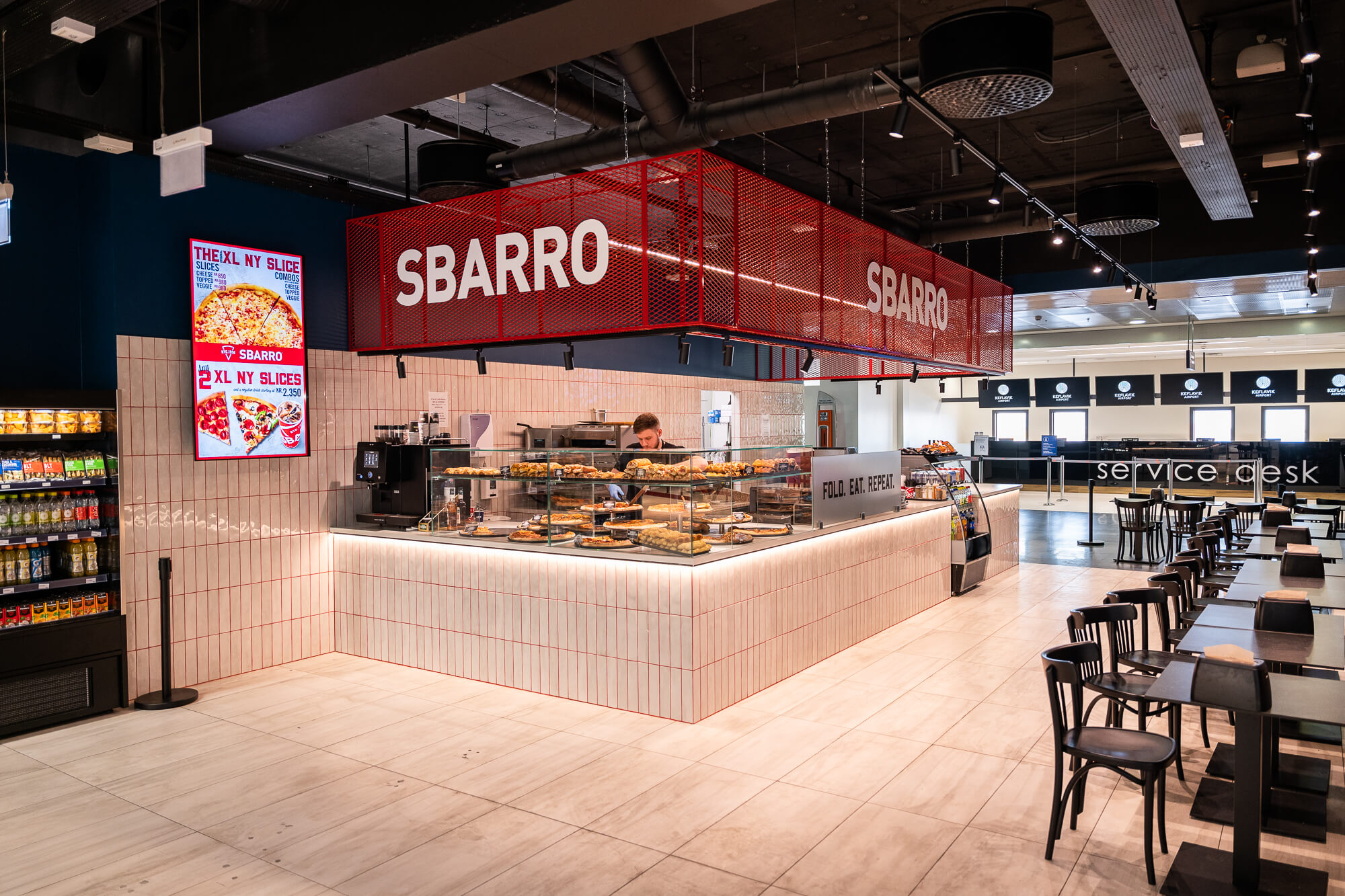 Sbarro opens at Keflavik Airport
